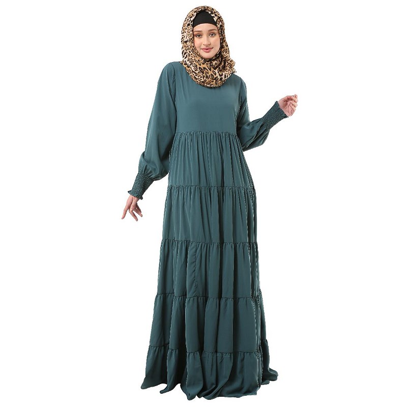 Abaya online Buy 5 frilled abaya at www.shiddat